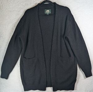 Roots Pre-Loved Condition Black Basic Editions Cardigan